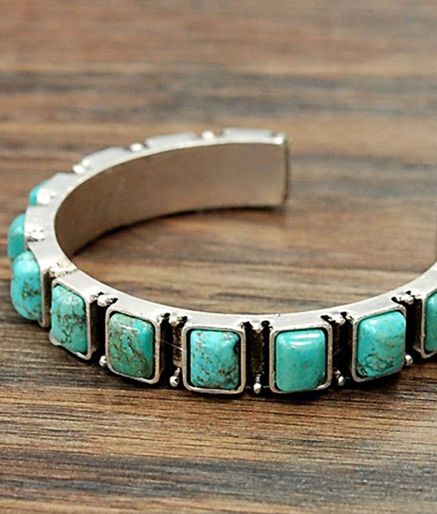 710658, Turquoise Cuff Bracelet