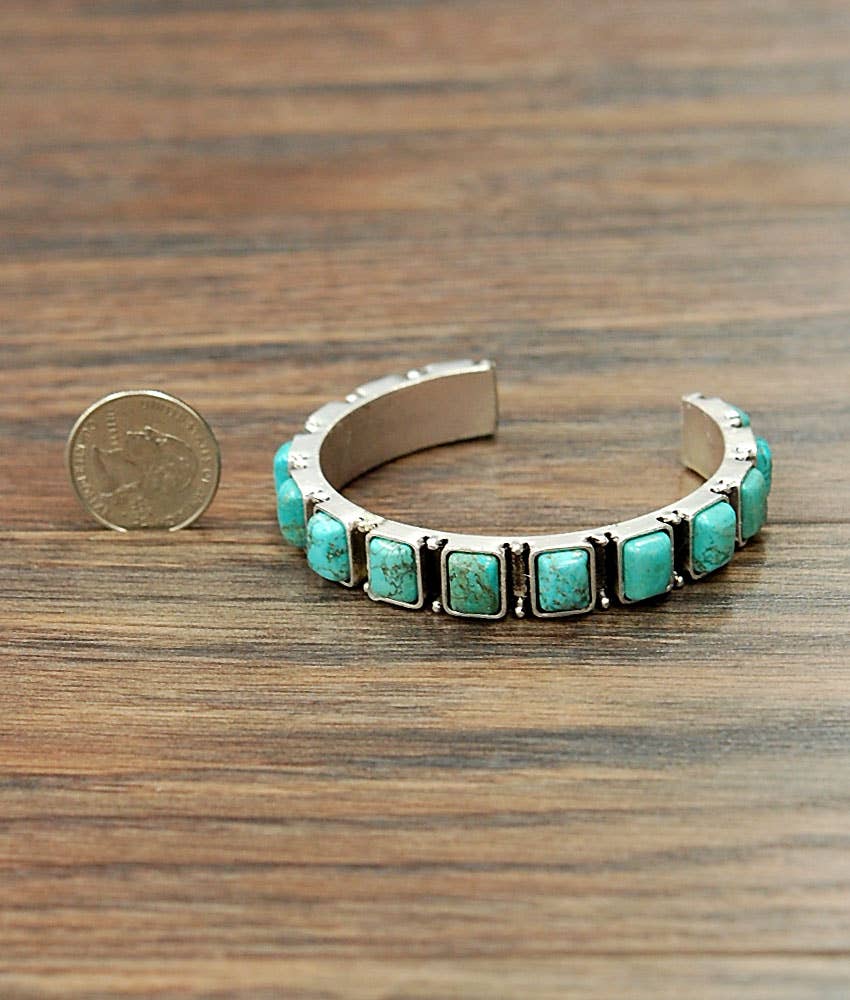 710658, Turquoise Cuff Bracelet
