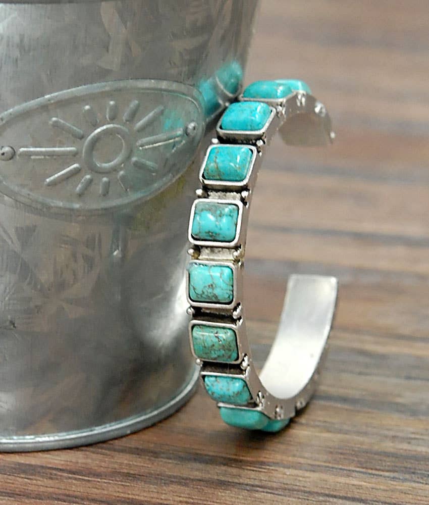 710658, Turquoise Cuff Bracelet